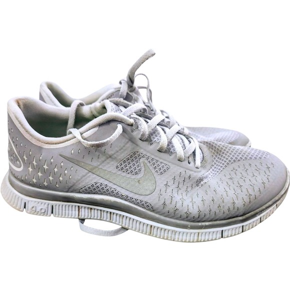 Nike Free 4.0 V2 Running Shoes Women's Light Gray Mesh Size 8.5 Style 511527-002 - Picture 1 of 7